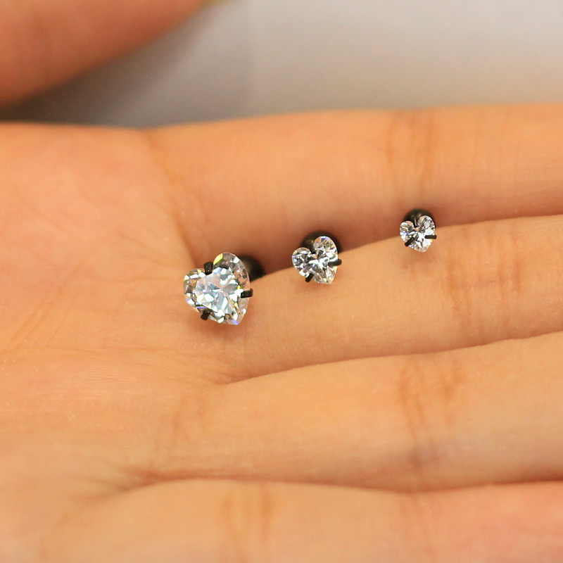 پیرسینگ گوش زنانه پایتخت مدل PS1094 مجموعه 3 عددی