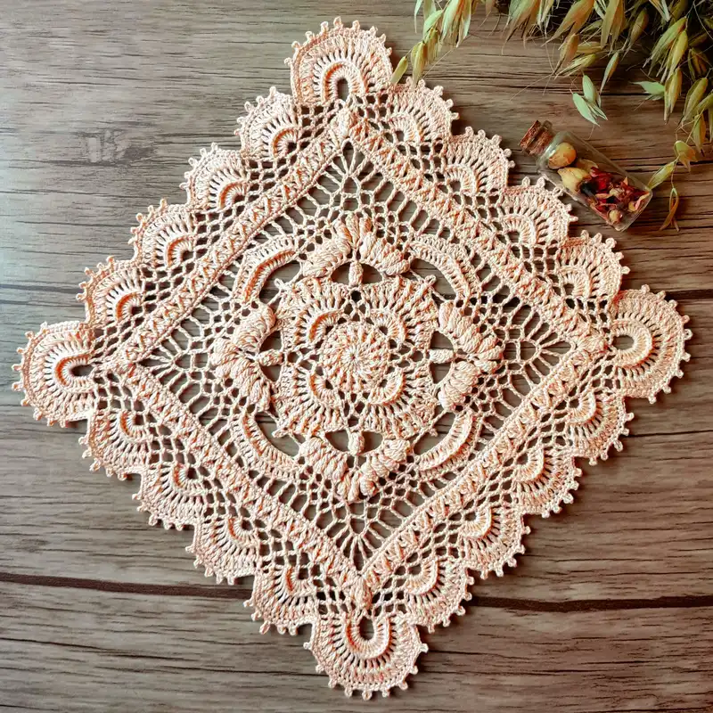 رومیزی بافتنی کد M05