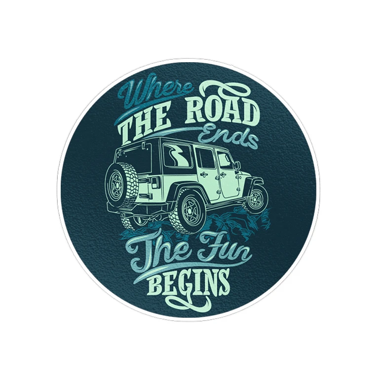 استیکر لپ تاپ ماسا دیزاین طرح OFF ROAD مدل STK969