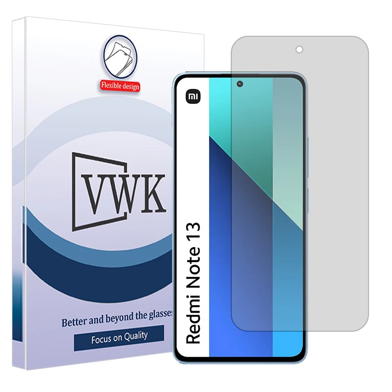 محافظ صفحه نمایش شفاف وی دبلیو کی مدل Tough مناسب برای گوشی موبایل شیائومی Redmi Note 13 4G