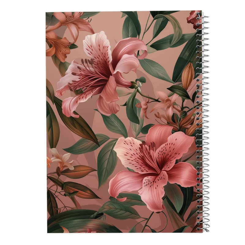 دفتر نت موسیقی 50 برگ مدوپد مدل گل کد DF13947