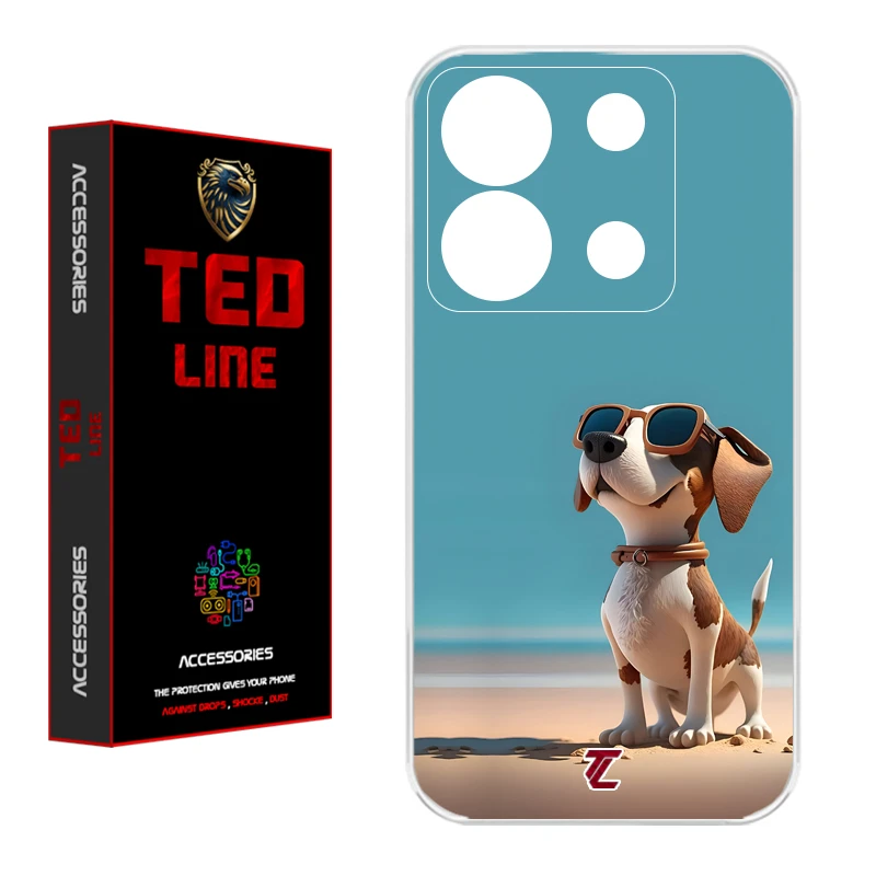 کاور تدلاین طرح سگ کد 1187 مناسب برای گوشی موبایل شیائومی Redmi Note 13 Pro 5G / Poco X6