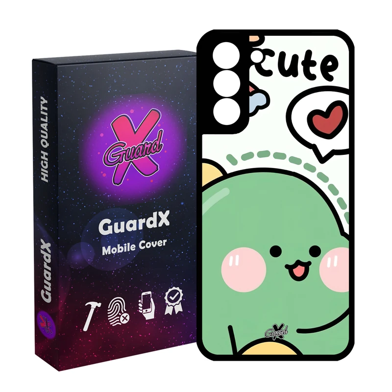 کاور گارد ایکس طرح Cute مدل Glass10561 مناسب برای گوشی موبایل سامسونگ Galaxy S21 FE
