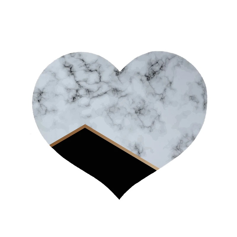 پادری مدل قلب طرح سنگ کد 8635 سایز 90 × 90 سانتی متر