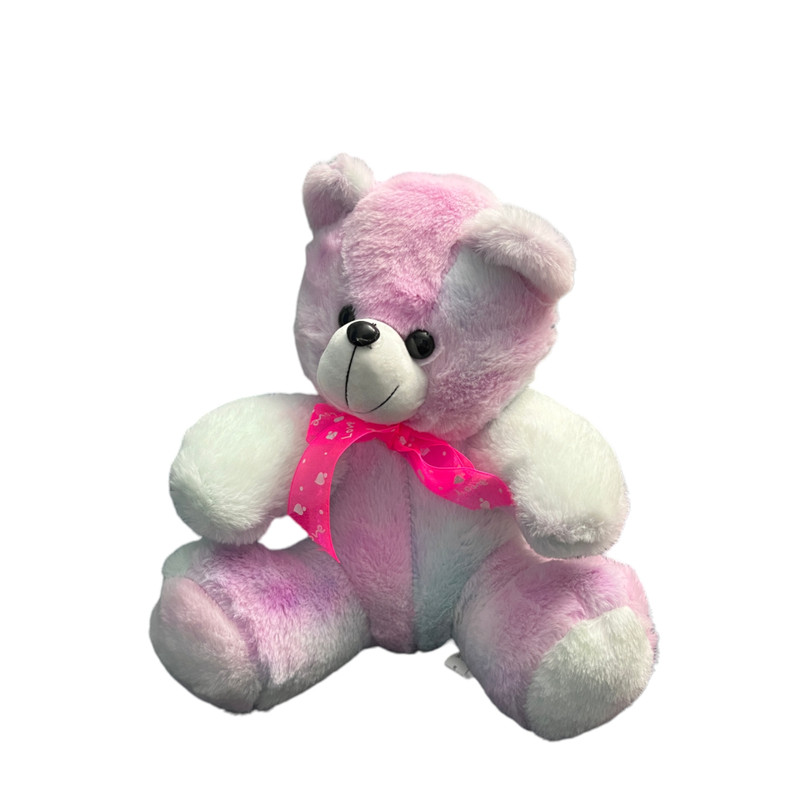 عروسک مدل خرس آبرنگی ارتفاع 30 سانتی متر 