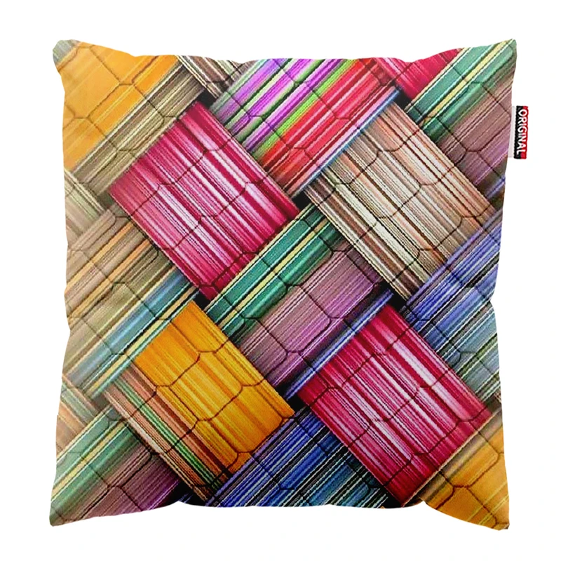   کوسن پاد آفرین طرح هندسی مدرن کد 3472 سایز 30*30 سانتی متر