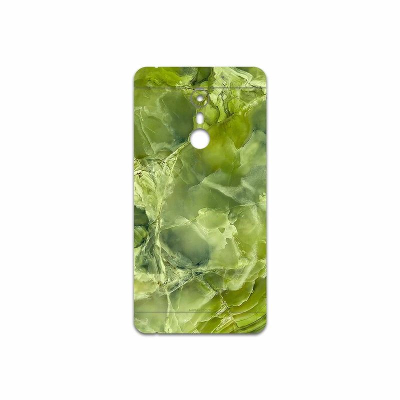 برچسب پوششی ماهوت مدل Green Crystal Marble مناسب برای گوشی موبایل یومی Super