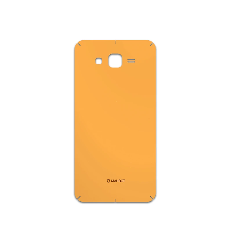 برچسب پوششی ماهوت مدل Matte-Orange مناسب برای گوشی موبایل سامسونگ Galaxy J7 2015