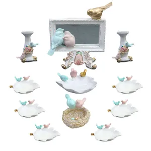 مجوعه ظروف هفت سین 11 پارچه مدل گنجشک کد SR-10