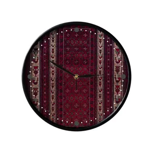 ساعت دیواری مدوپد طرح فرش بلوچ قابی مدل C-balouch14