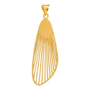 آویز گردنبند طلا 18 عیار زنانه سهی مدل بال پروانه SP15