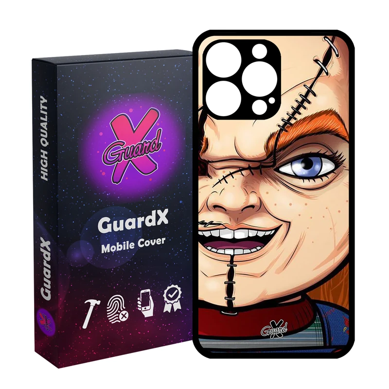 کاور گارد ایکس طرح چاکی مدل Glass10441 مناسب برای گوشی موبایل اپل iPhone 14 Pro Max