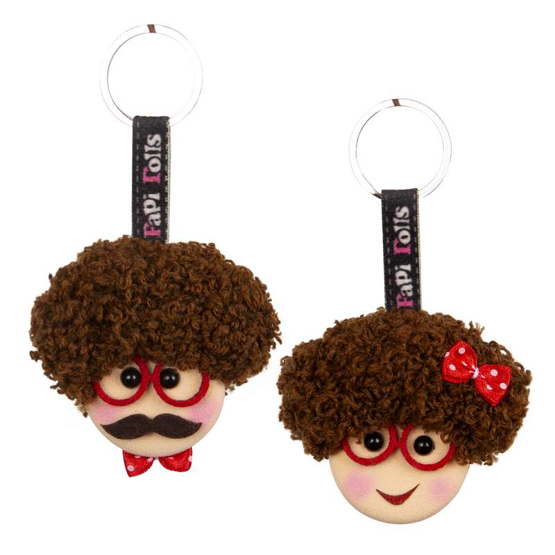 جاکلیدی پاپی دالز مدل لوئی فر مجموعه دو عددی