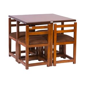 نقد و بررسی میز و صندلی ناهارخوری 4 نفره گالری چوب آشنایی مدل Ro-712 توسط خریداران
