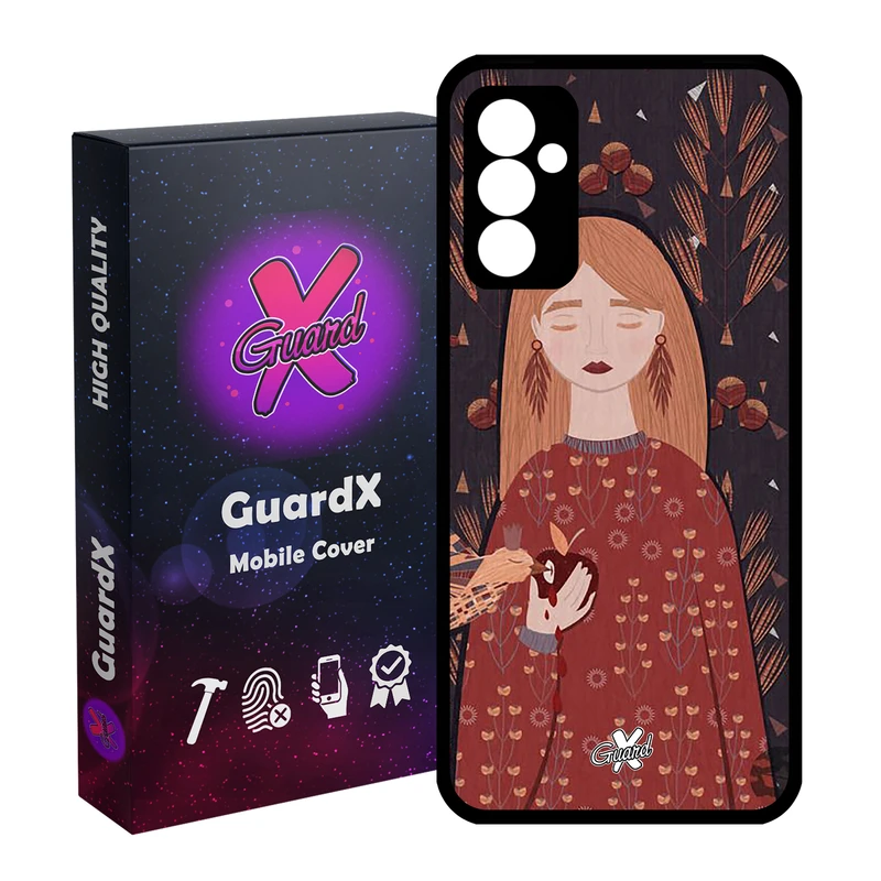 کاور گارد ایکس طرح دختر مدل Glass10413 مناسب برای گوشی موبایل سامسونگ Galaxy A54 / A54 5G