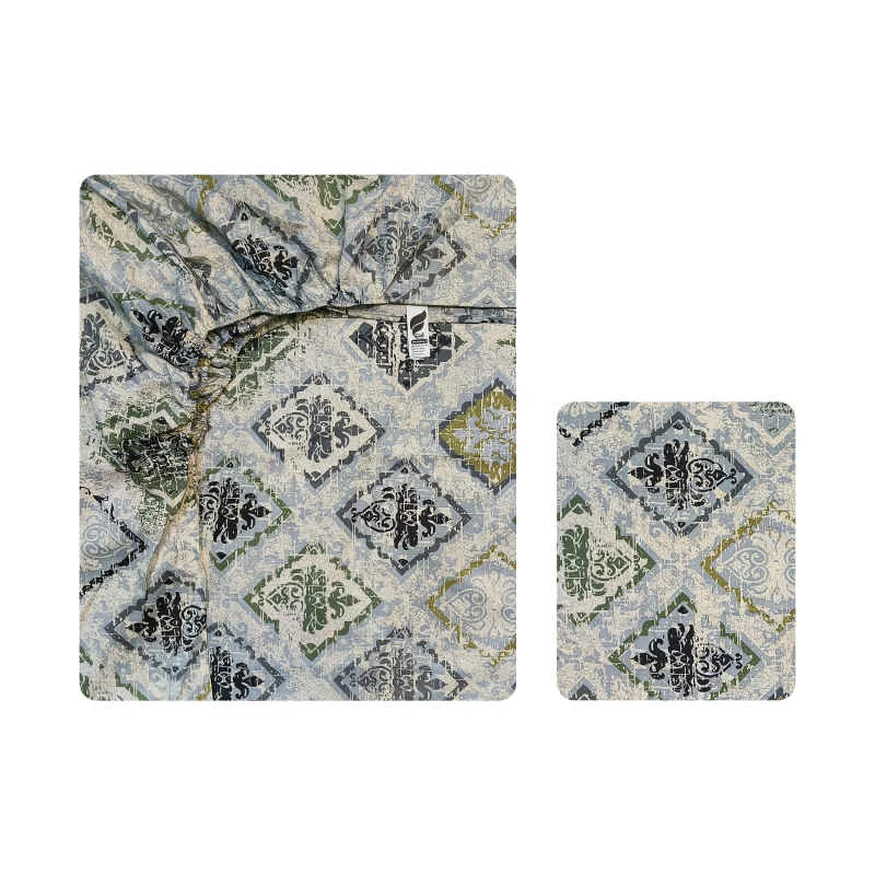 سرویس ملحفه آدنو مدل هومان کد IR188 یک نفره 2 تکه