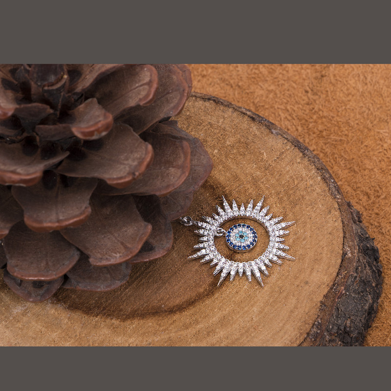 آویز گردنبند نقره زنانه مدل GTA-664