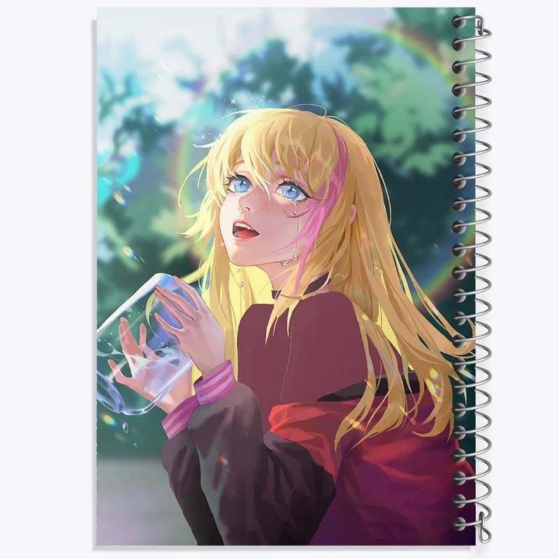 دفتر مشق 50 برگ خندالو طرح ریکا انیمه واندر اگ پرایورتی کد 34027