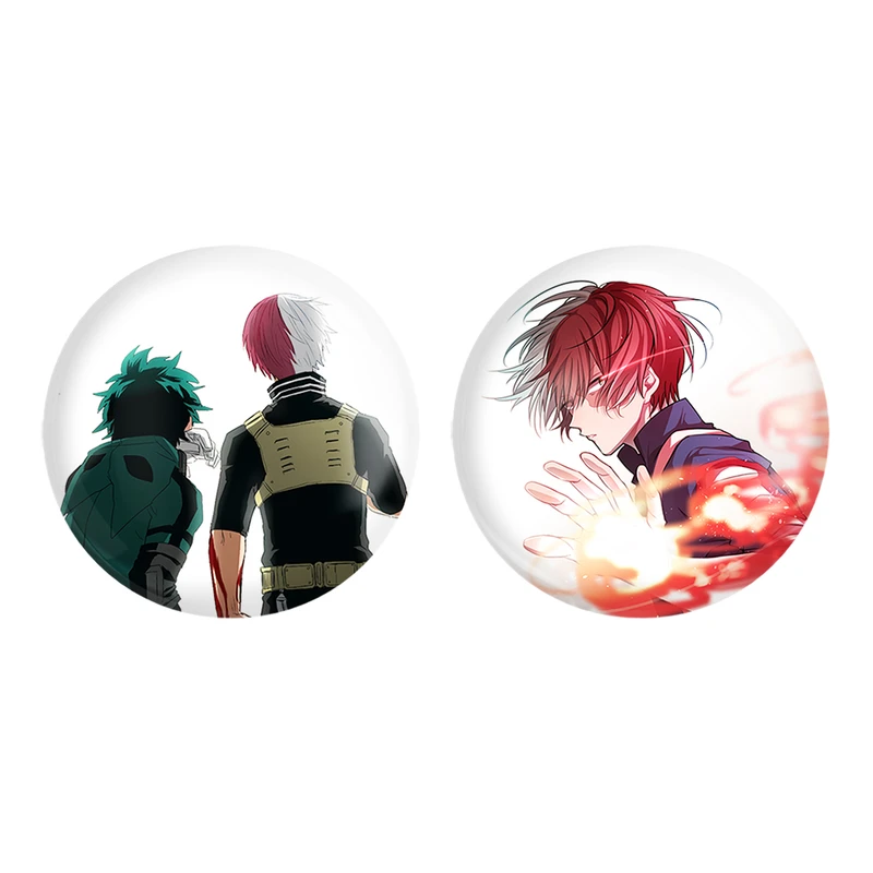 مگنت خندالو طرح شوتو تودروکی و شوتو و دکو انیمه آکادمی قهرمان من کد 1155211553 مجموعه 2 عددی