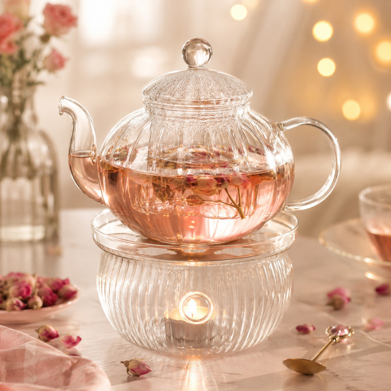 وارمر قوری مدل شیاردار
