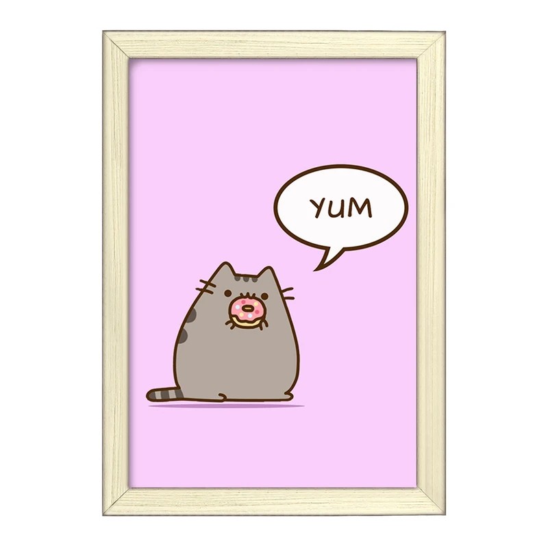 تابلو خندالو طرح پوشین گربه بامزه کد 26599