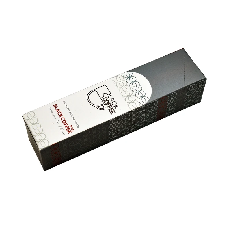 کپسول قهوه 70% ربوستا + 30% عربیکا بلک کافی - 10 گرم بسته 5 عددی