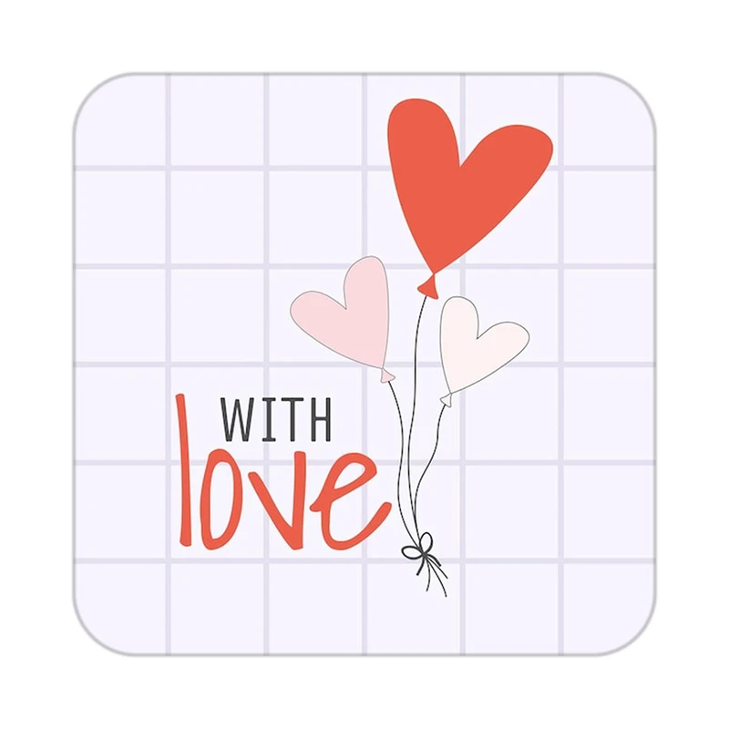 زیر لیوانی کاکتی طرح عاشقانه مدل mp39264