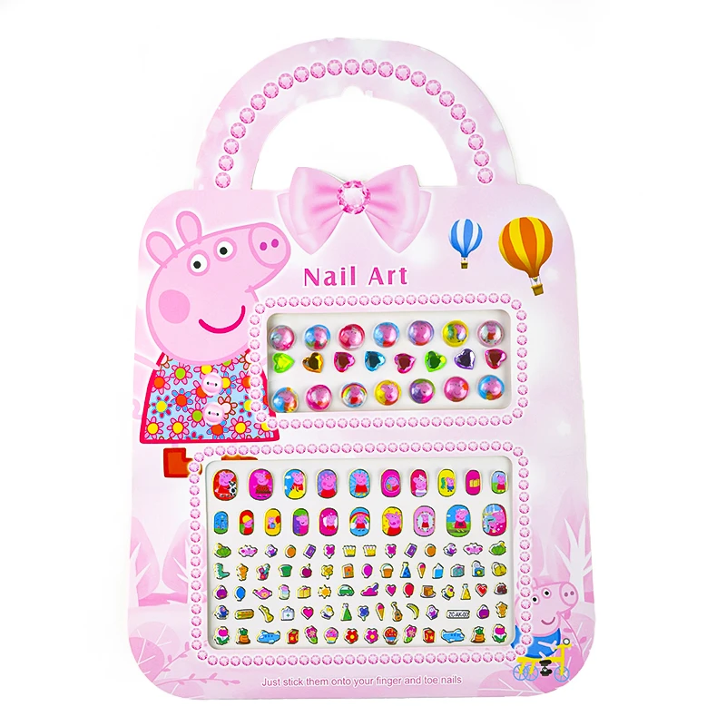 برچسب لنز ناخن مدل pepa pig