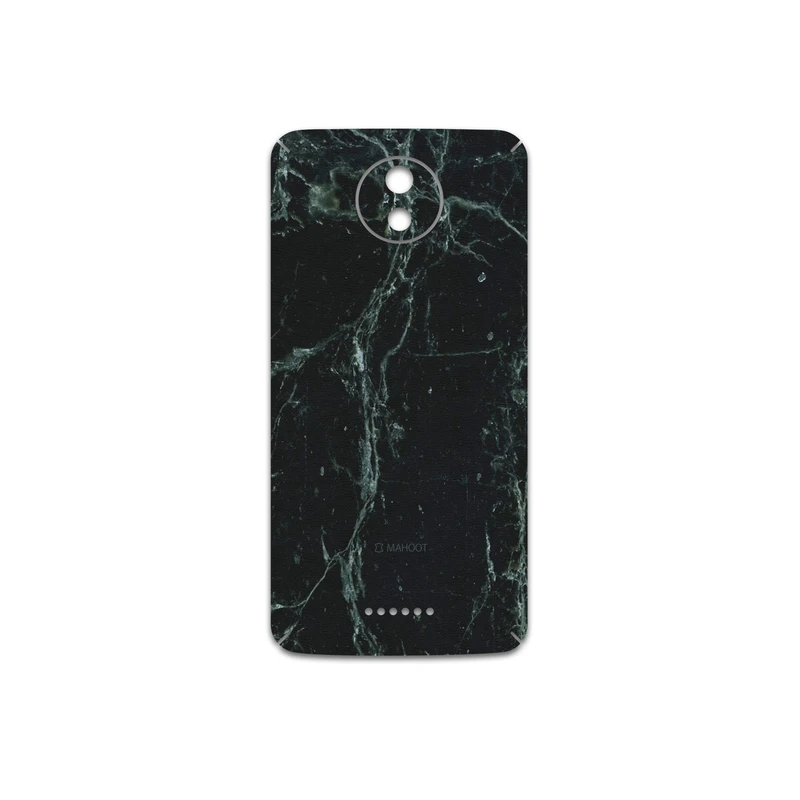 برچسب پوششی ماهوت مدل Graphite-Green-Marble مناسب برای گوشی موبایل موتورولا Moto C Plus