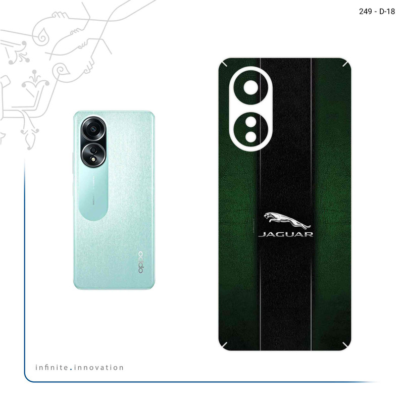 برچسب پوششی ماهوت مدل Jaguar_Cars مناسب برای گوشی موبایل اپو A58 4G