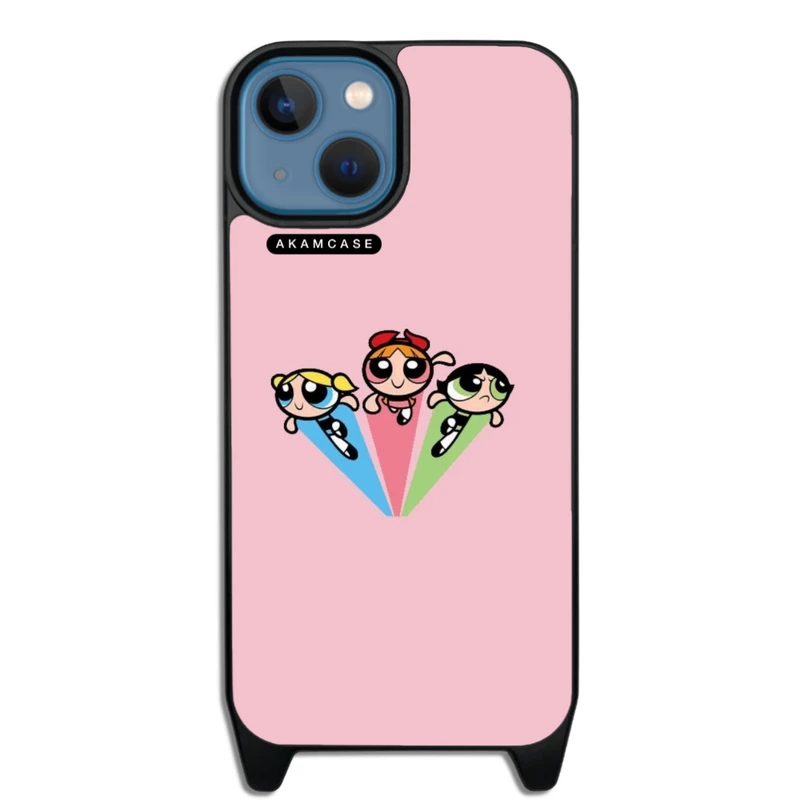 کاور آکام مدل AMCWLA14-POWER PUFF GIRLS10  مناسب برای گوشی موبایل اپل iPhone 14