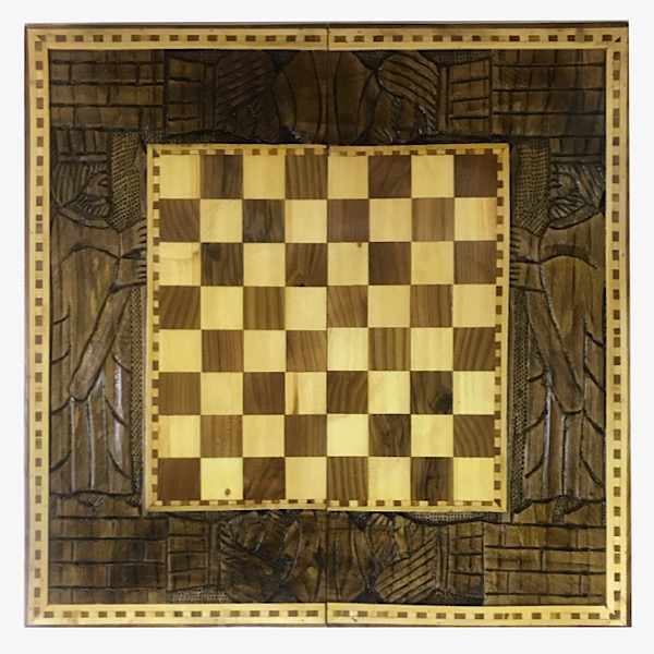 صفحه شطرنج منبت کاری مدل T50