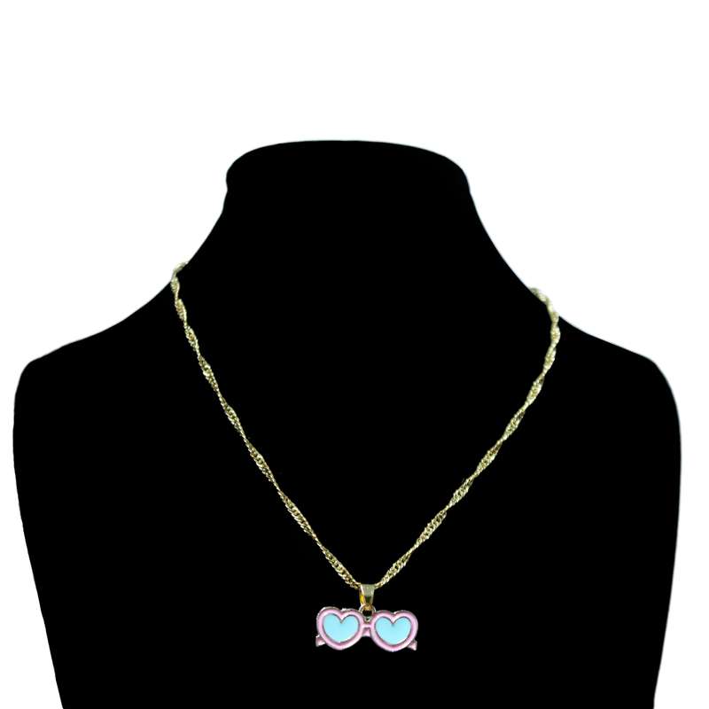 گردنبند دخترانه مدل قلبی 2R