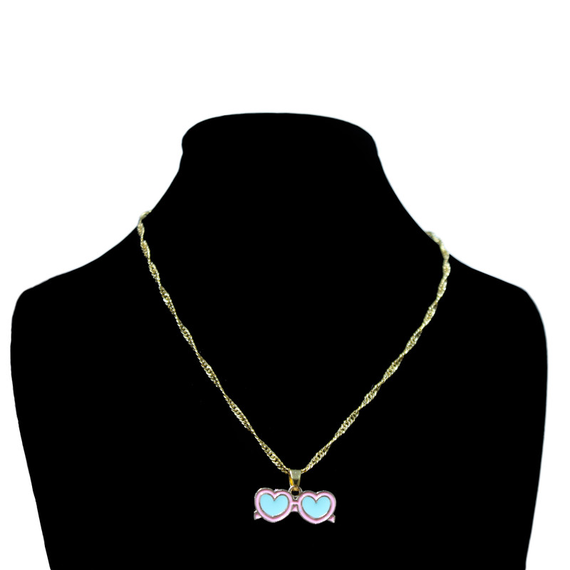 گردنبند دخترانه مدل قلبی 2R
