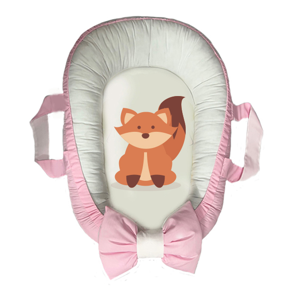 سرویس خواب سه تکه نوزاد مدل گارد محافظ دار طرح کیتی کد 080