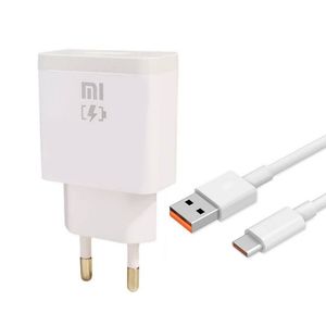 شارژر دیواری مدل MI_ADAPTER به همراه کابل تبدیل USB-C