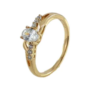 انگشتر زنانه ژوپینگ مدل سولیتر کد AAE-145