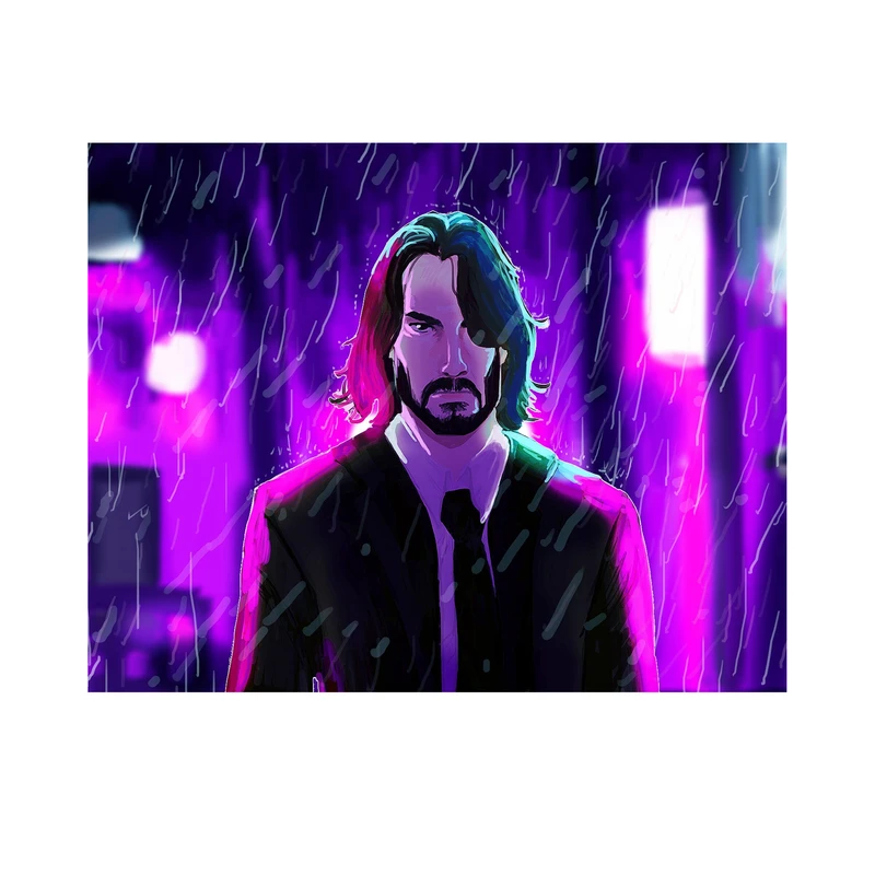 استیکر لپ تاپ و موبایل مدل سریال طرح جان ویک john wick کد 2365