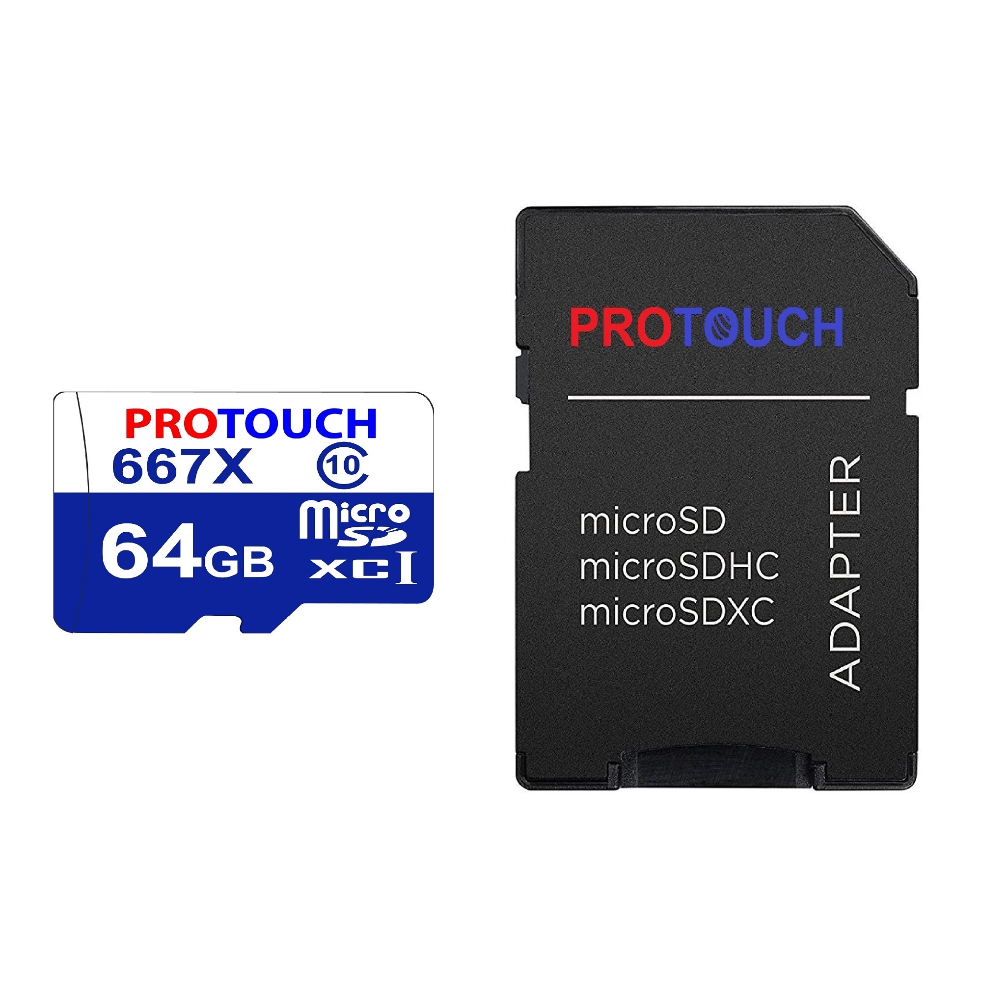 کارت حافظه microSDXC پروتاچ مدل ULTRA کلاس 10 استاندارد UHS-1 U3 سرعت 120MBps ظرفیت 64 گیگابایت به همراه آداپتور SD