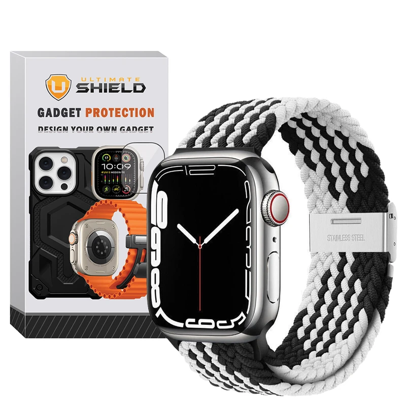 بند آلتیمیت شیلد مدل Braided GK مناسب برای اپل واچ سری 7/8/9 سایز 45mm