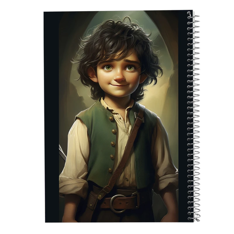 دفتر ژورنال نویسی 50 برگ مدوپد مدل نقطه ای طرح  ارباب حلقه ها The Lord of the Rings کد DF3104
