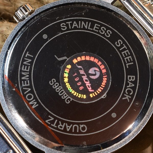 ساعت مچی عقربه ‌ای مردانه سینوبی مدل S9809G -  - 8