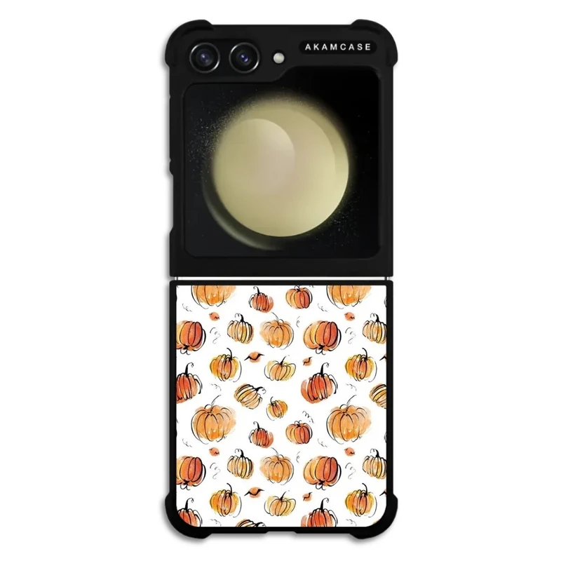 کاور آکام مدل AMC-WSGZFLIP5-PUMPKIN-10 مناسب برای گوشی موبایل سامسونگ Galaxy Z Flip 5