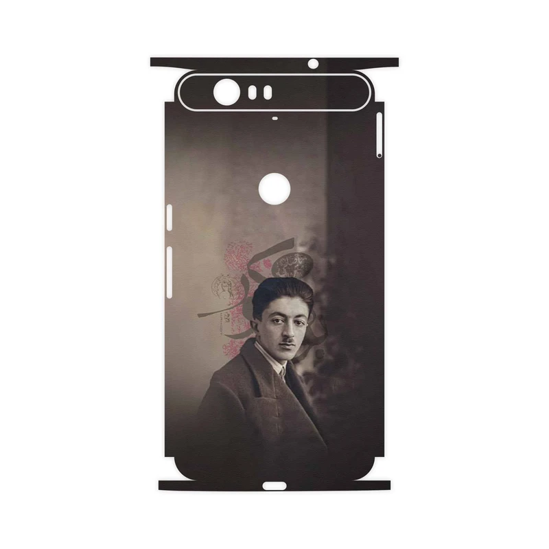 برچسب پوششی ماهوت مدل Sadegh Hedayat-FullSkin مناسب برای گوشی موبایل گوگل Nexus 6P