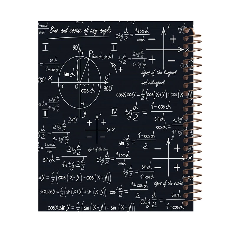 دفتر مشق 80 برگ طرح ریاضی کد J423