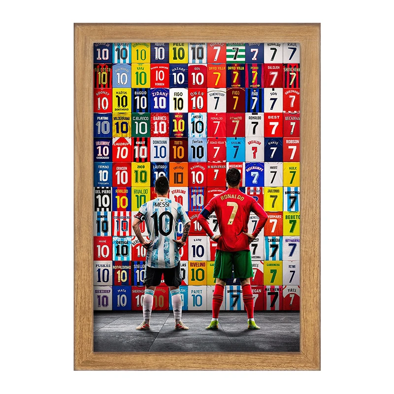 تابلو خندالو مدل مسی و رونالدو کد F1610