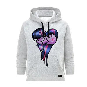 هودی زنانه مدل اسب تک شاخ کد B183 رنگ طوسی