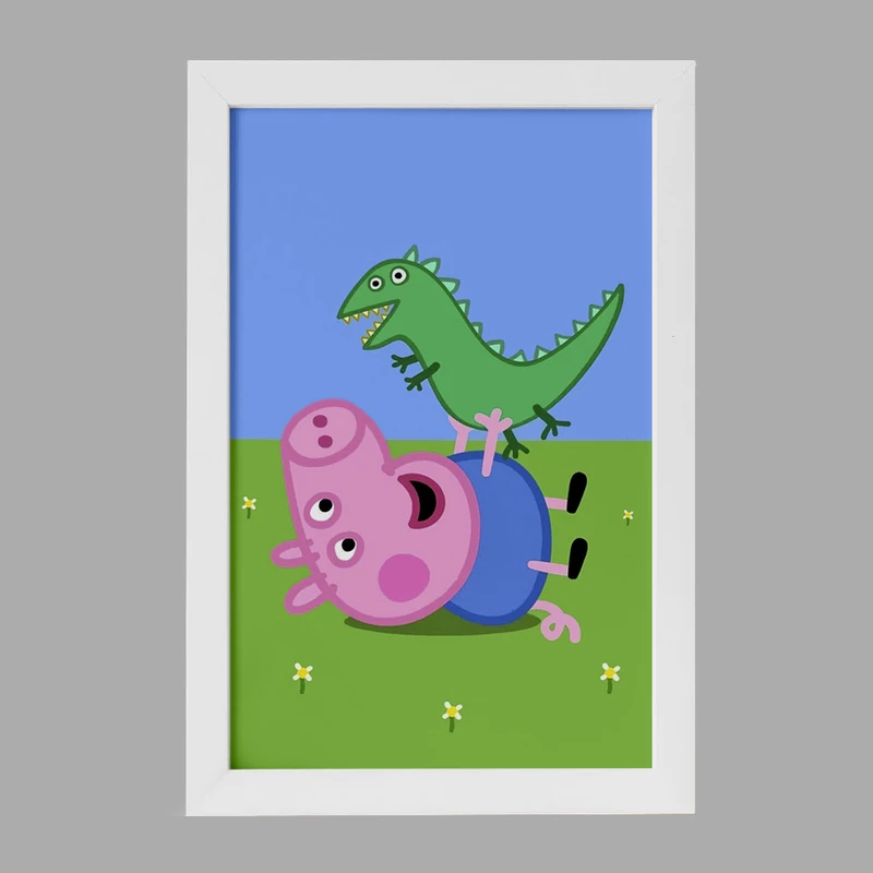 تابلو خندالو مدل جورج انیمه پپاپیک Peppa pig  کد 22072