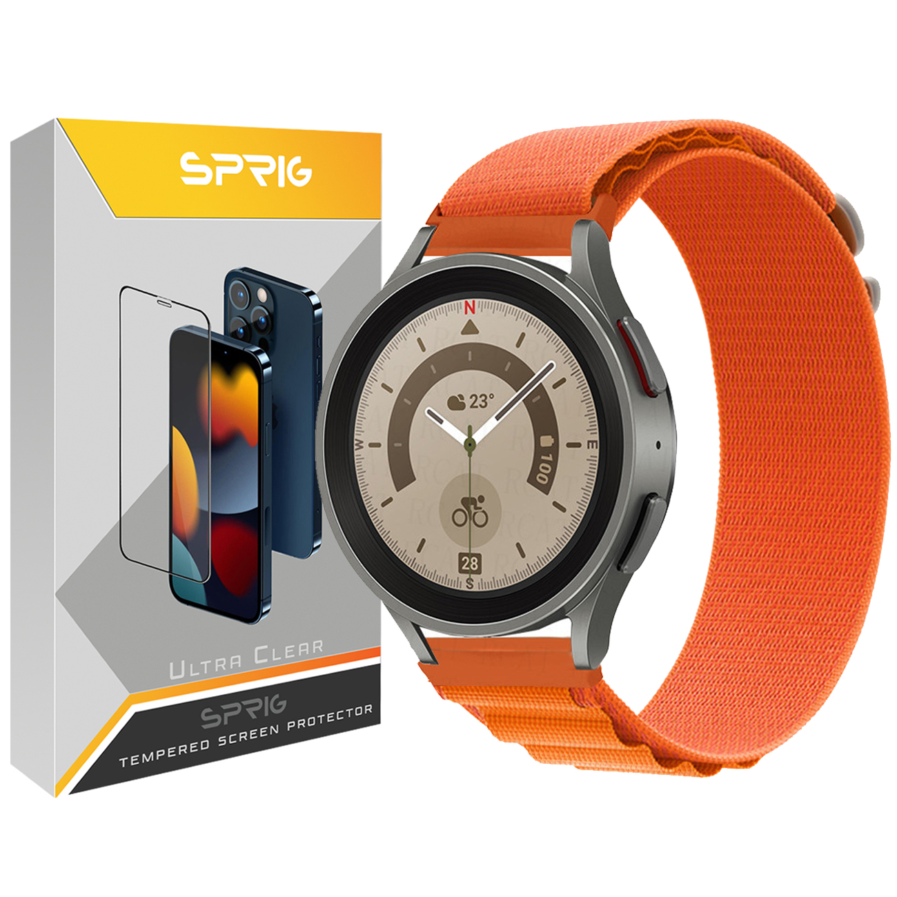 بند اسپریگ مدل Loop Alpine مناسب برای ساعت هوشمند سامسونگ Galaxy Watch Active 1 / Active 2 40mm / Active 2 44mm / Watch 3 size 41mm / Galaxy Watch 4 40mm / watch 4 42mm / watch 4 44mm / watch 4 46mm