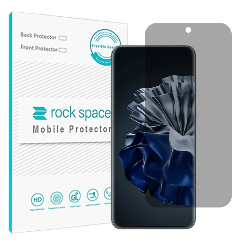 محافظ صفحه نمایش راک اسپیس مدل حریم شخصی مناسب برای گوشی موبایل هوآوی P60 Pro